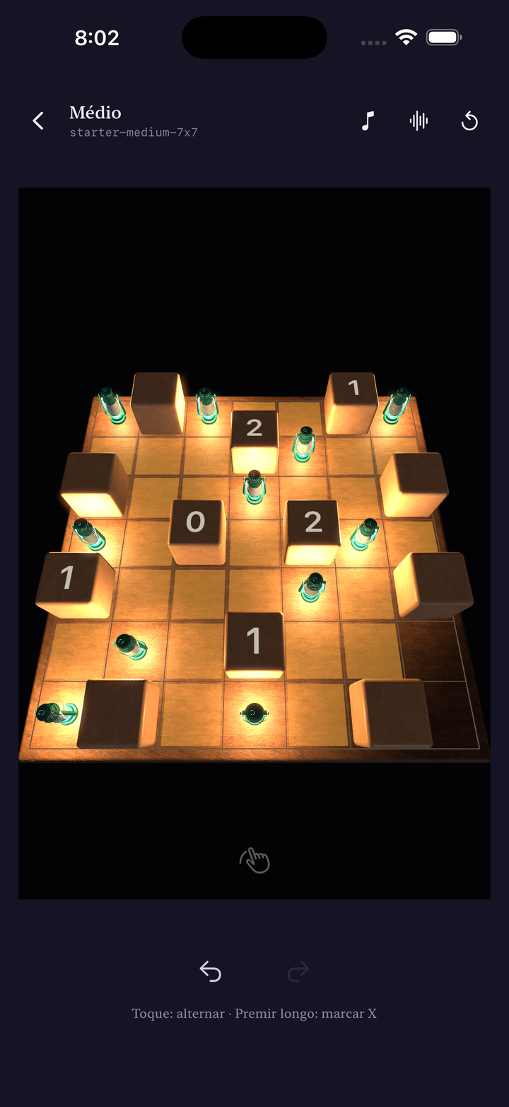 Solving a puzzle on the 3D board